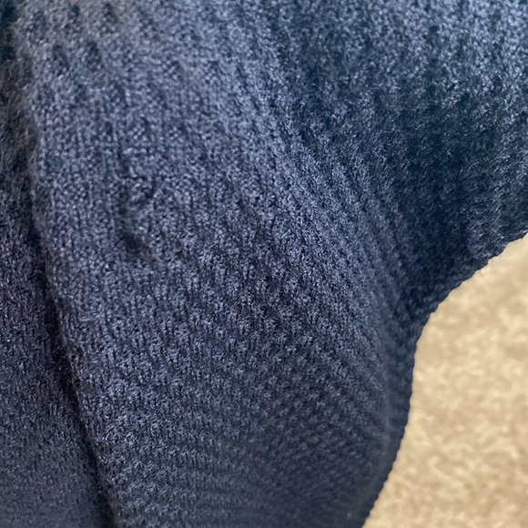 Ted Baker Quarter Zip Wool Blend Pullover Black Long Sleeve Men's Sweater 4(L) - Picture 14 of 14